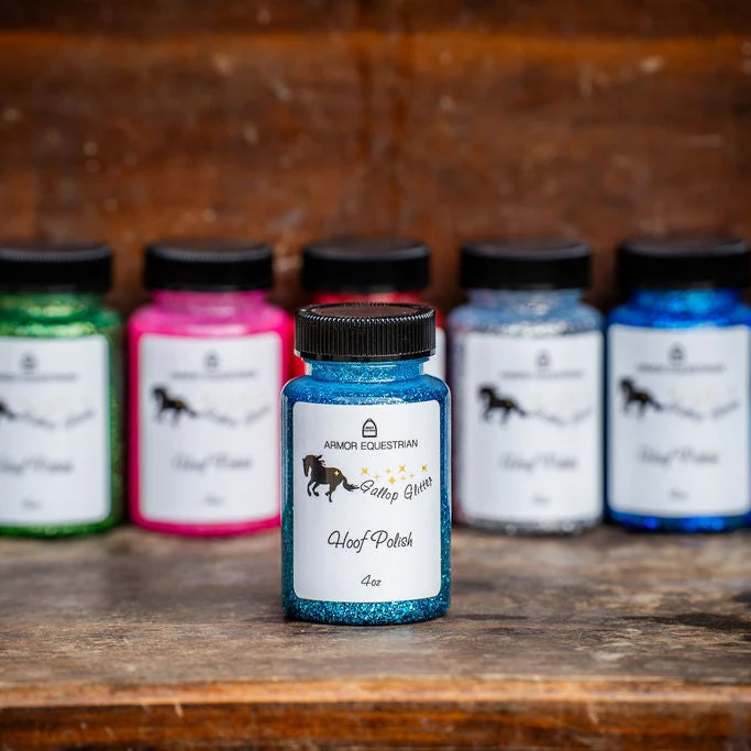 Gallop Glitter - Hoof Polish in TEAL