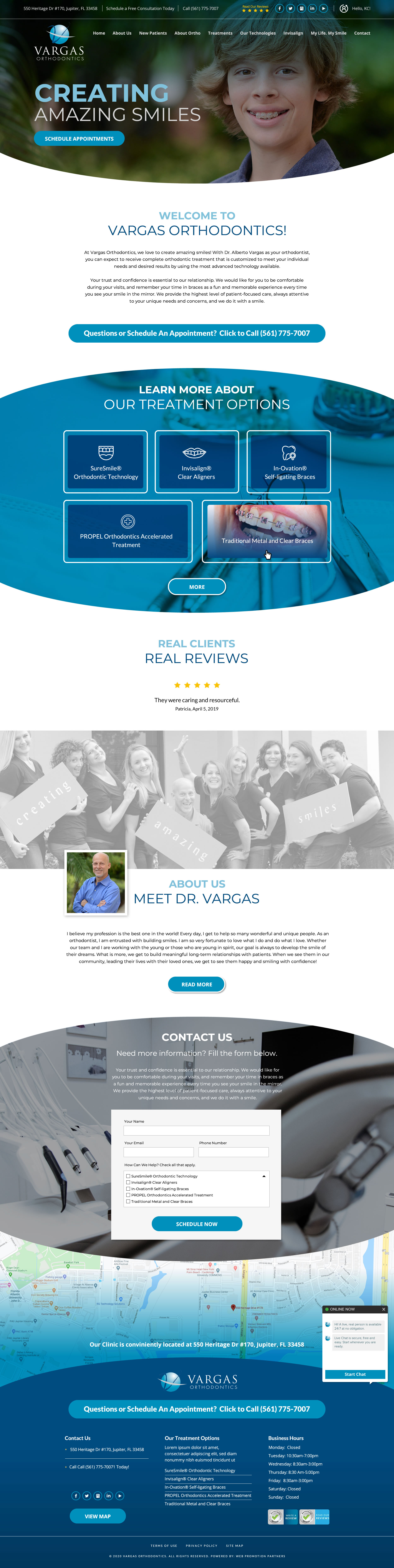 Vargas Orthodontics Website 4