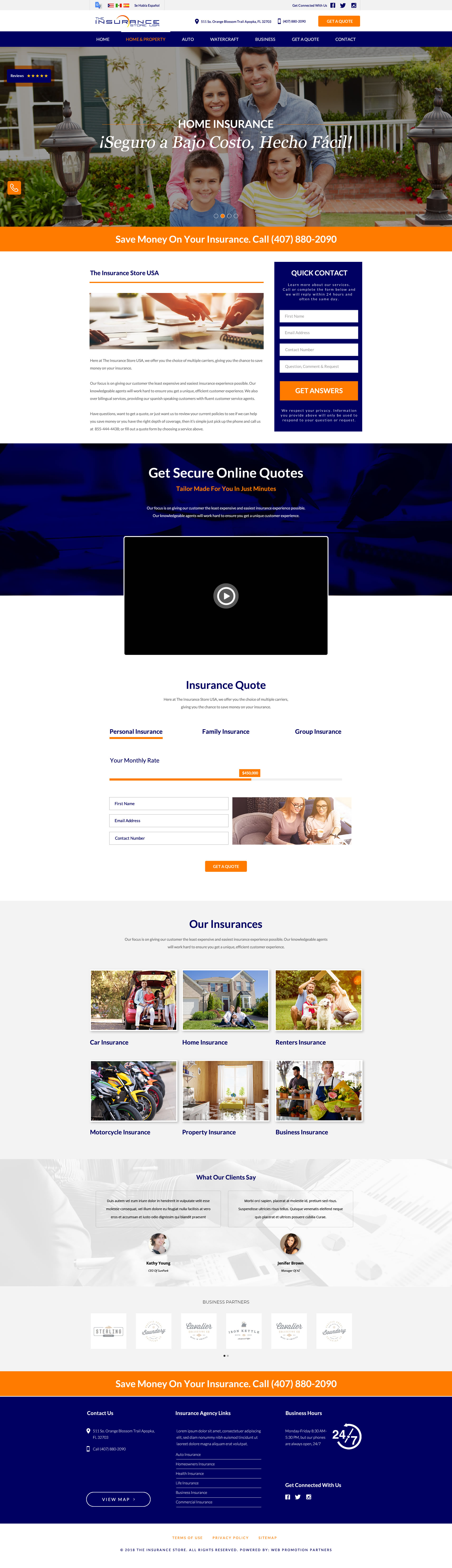 The Insurance Store Website 4