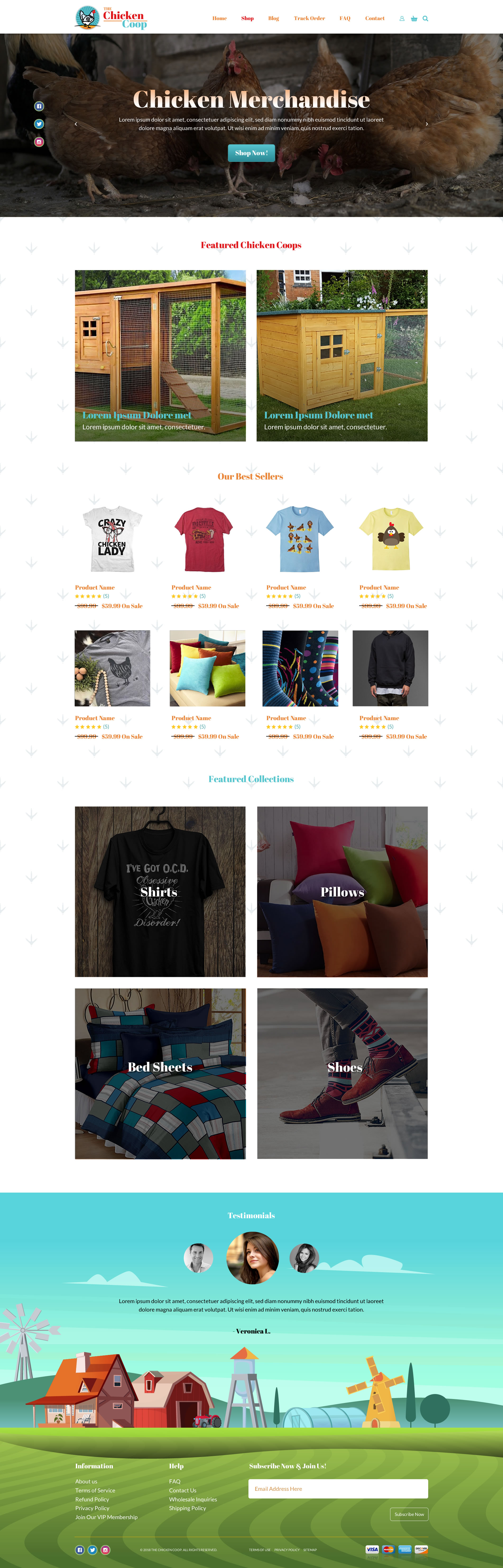 The Chicken Coop Website 3