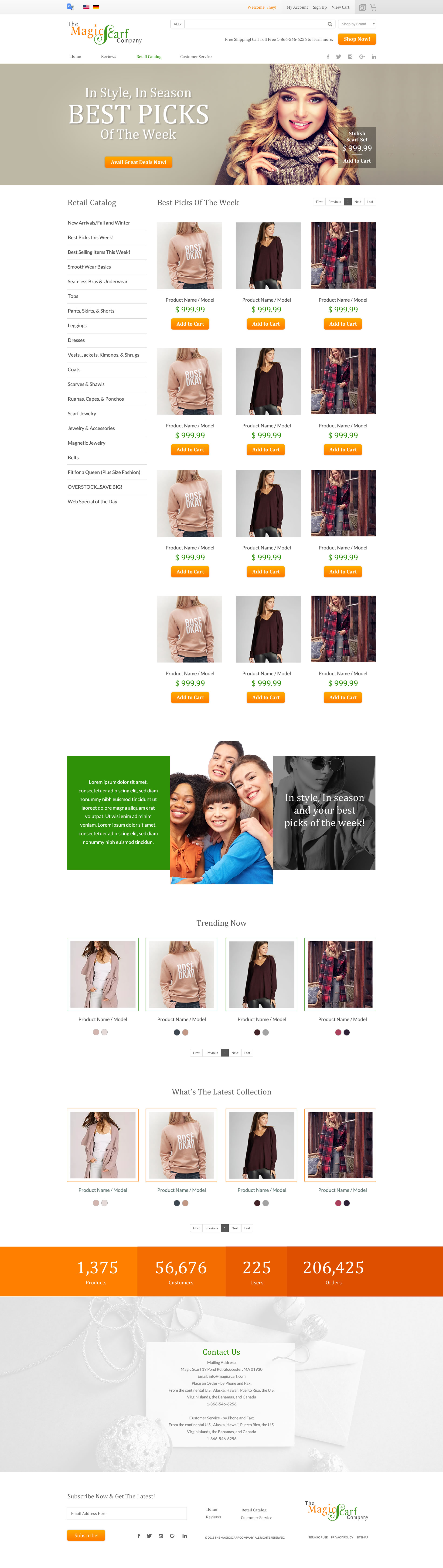 Magic Scarf Website