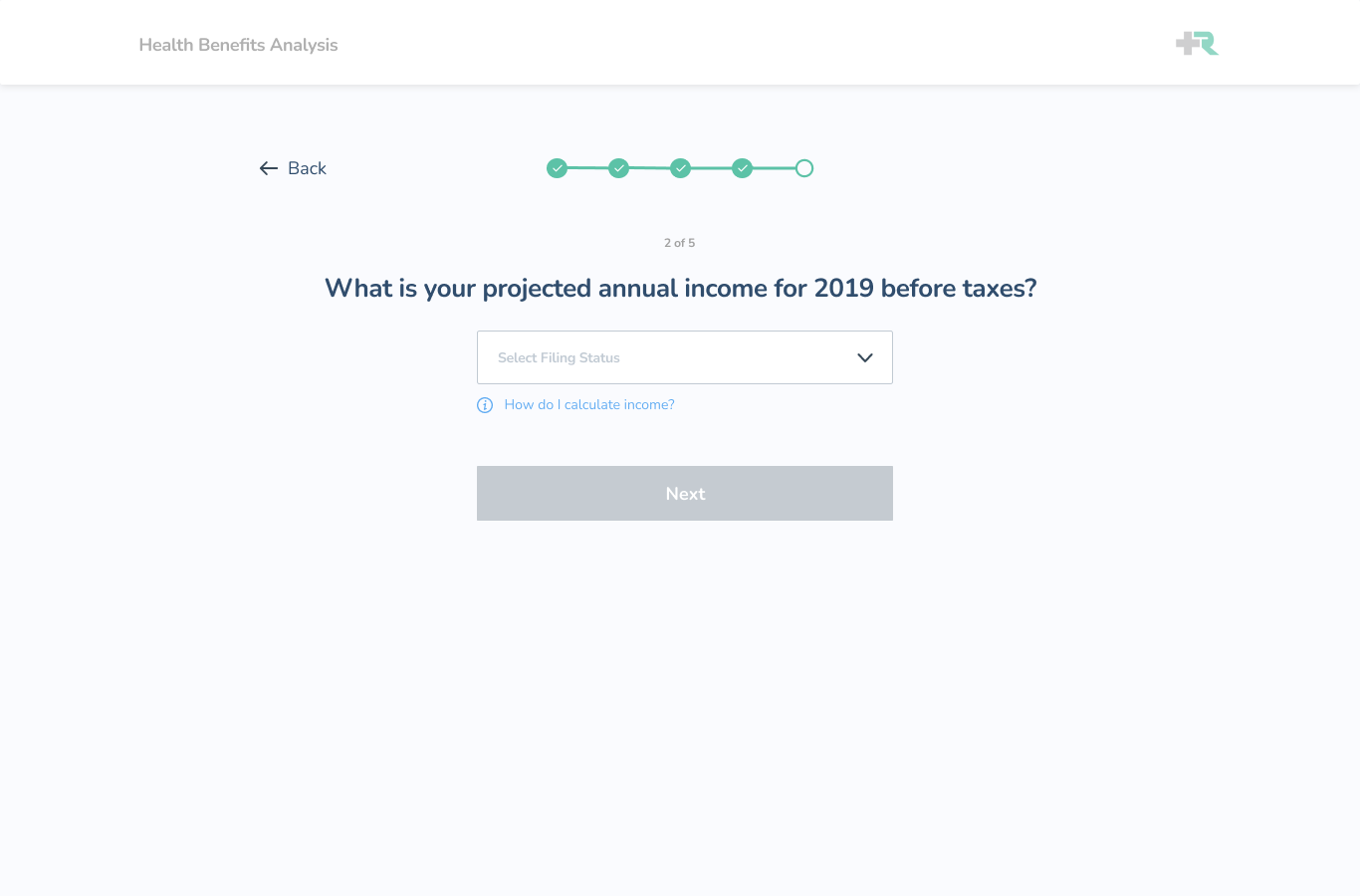An image of the tax section.