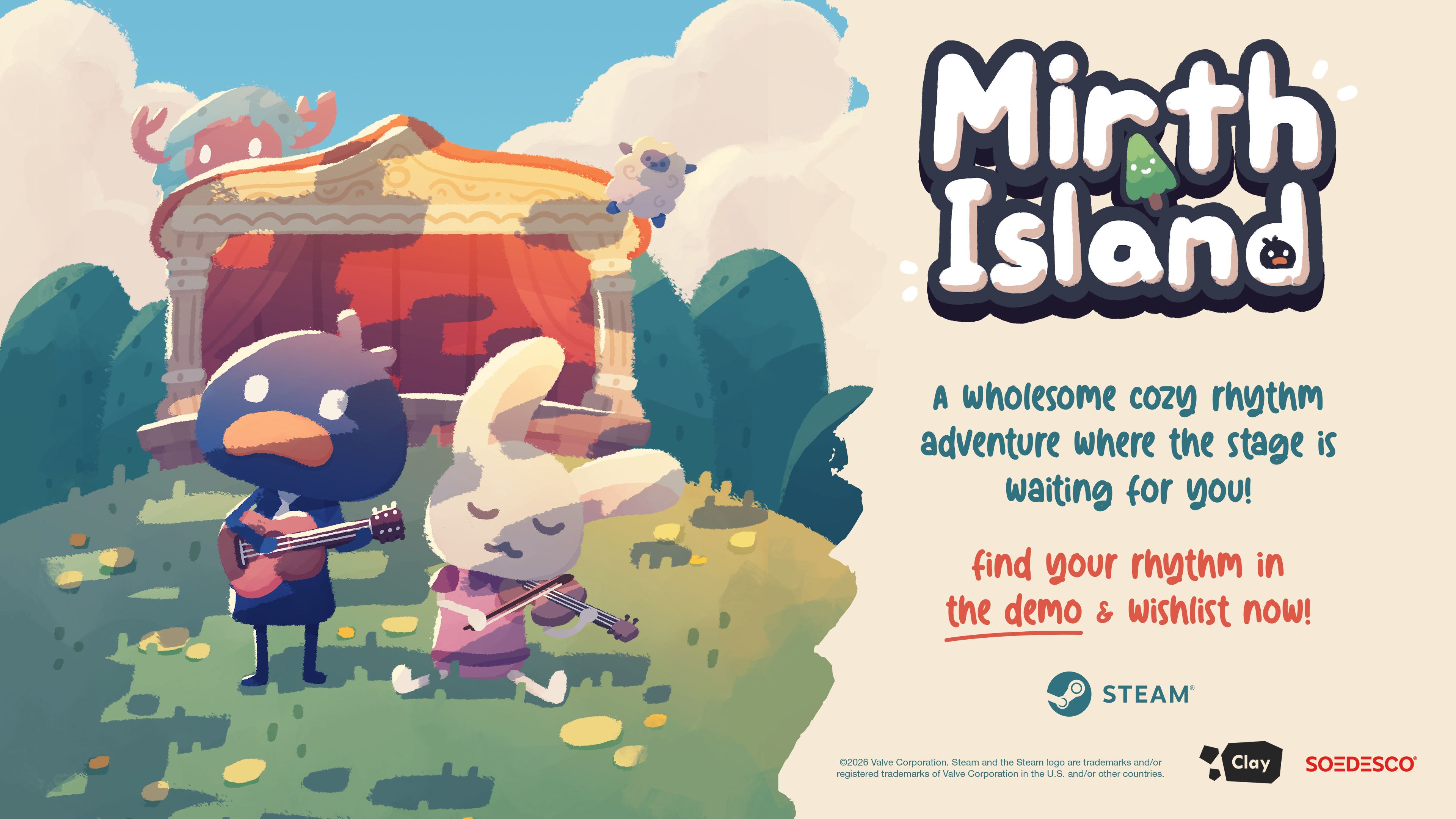 The Mirth Island demo is now live on Steam!