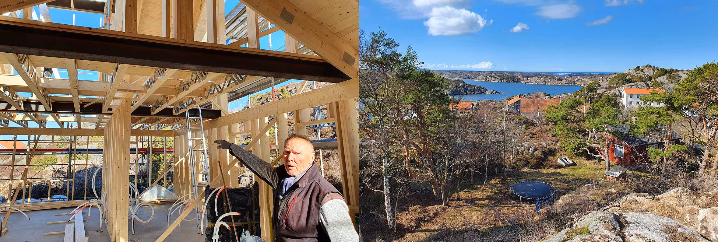 Posi-Joist golv rördragning