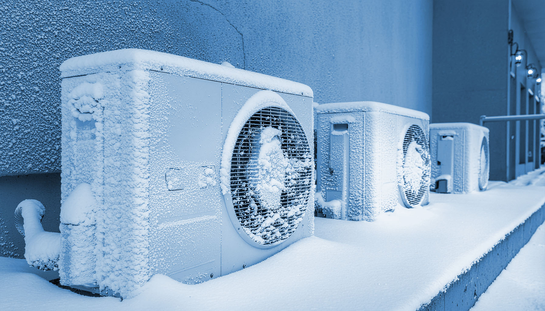 Extreme low temperatures and inclement weather frequently cause failures in HVAC systems not routinely maintained.