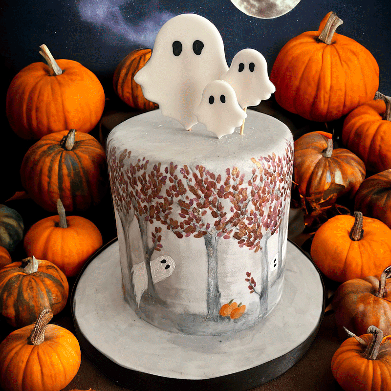 Halloween Cake Painting projects