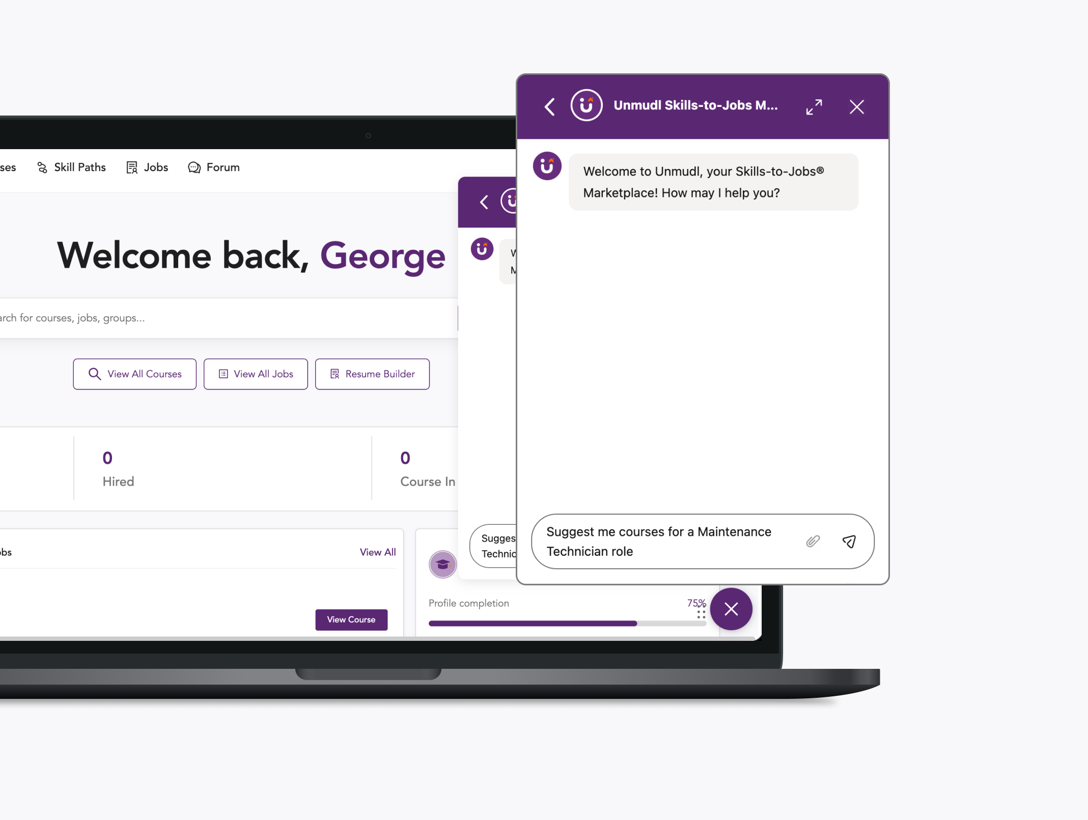 AI learner chatbot