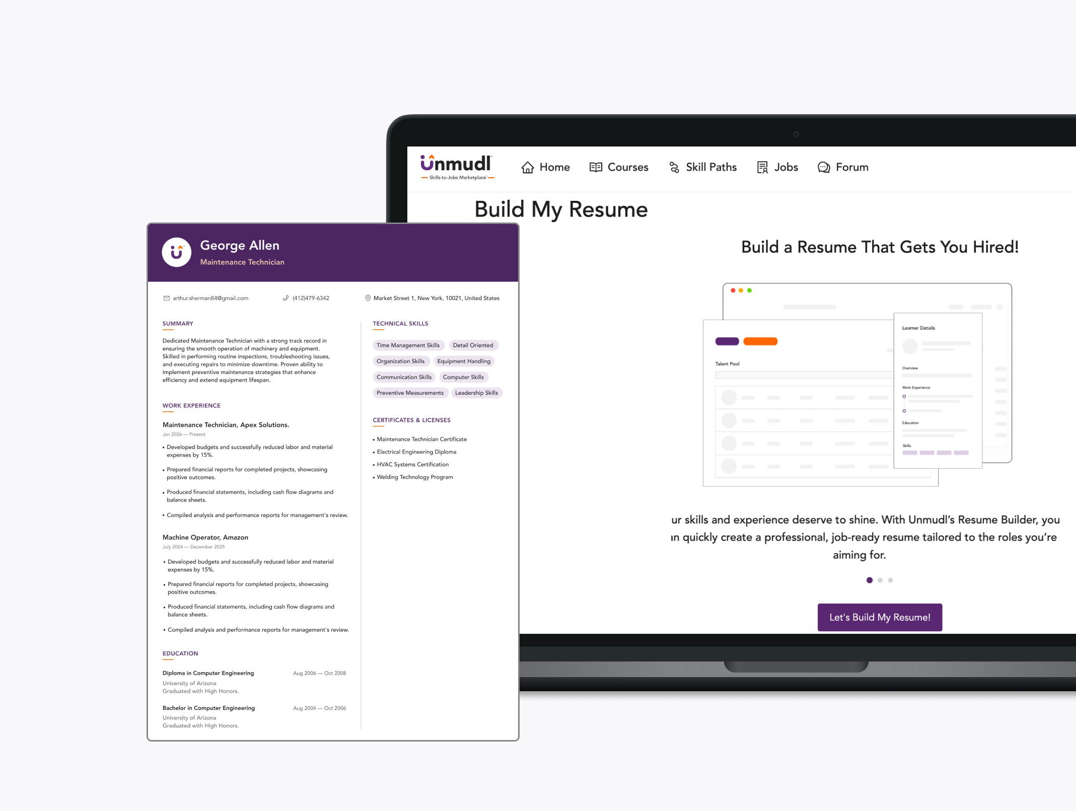 resume builder
