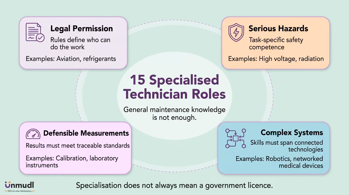 Four reasons technician jobs require specialized skills