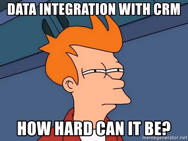 Integration isn't possible