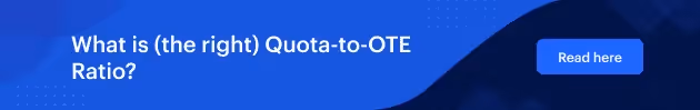 What's the right quota to ote ratio