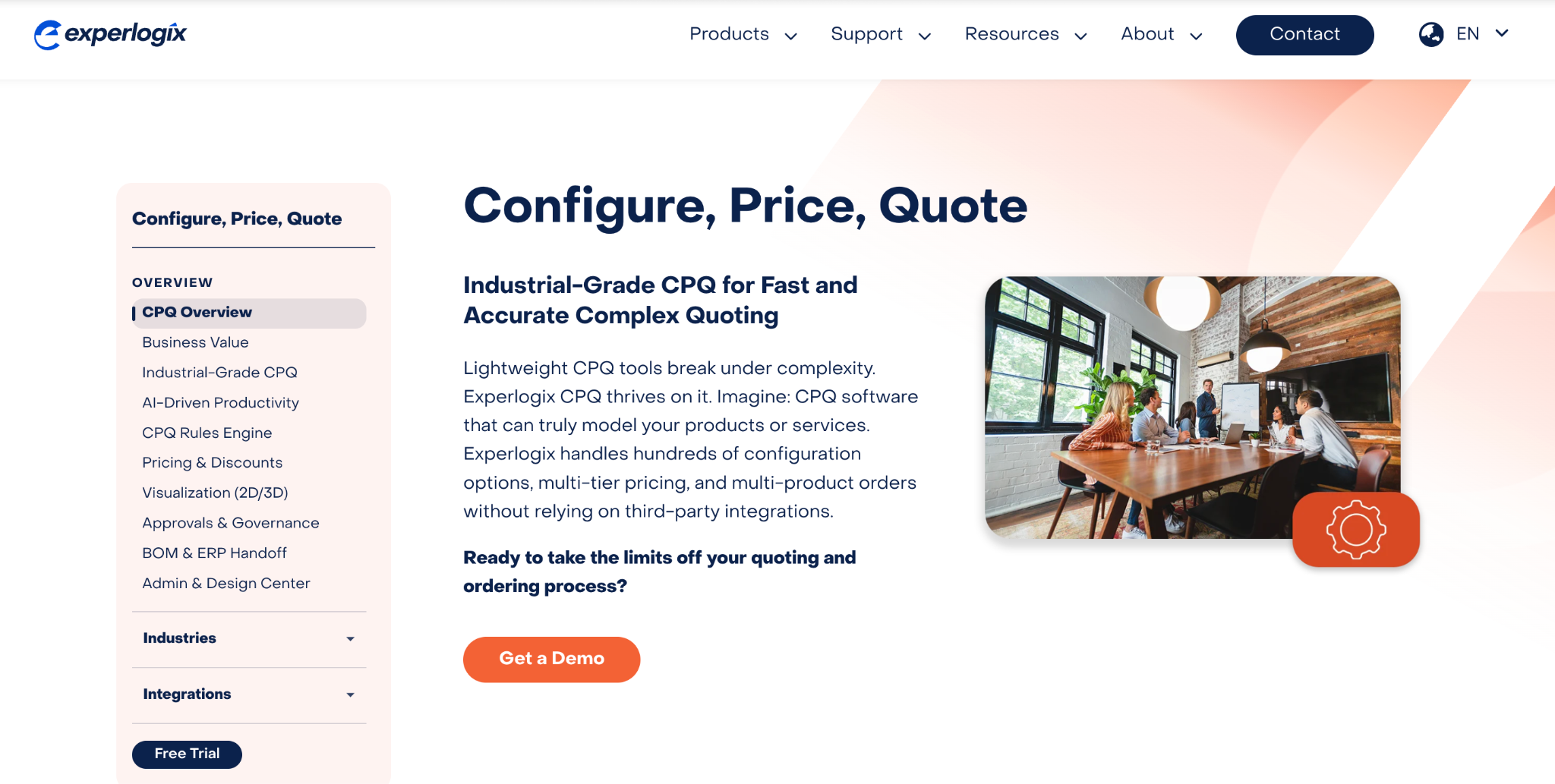 Experlogix homepage