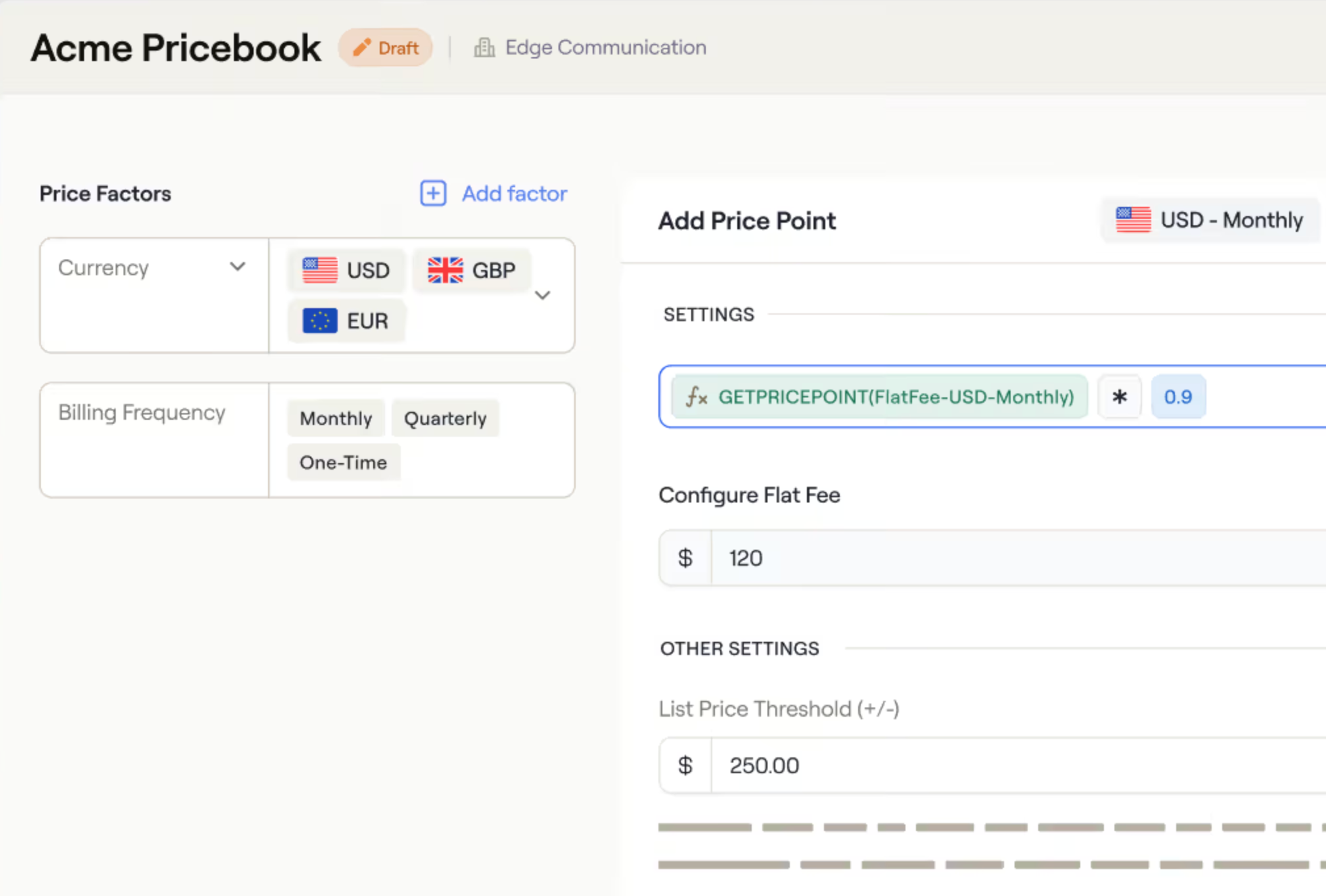 Everstage configures tiered pricing and multi-year contract terms.