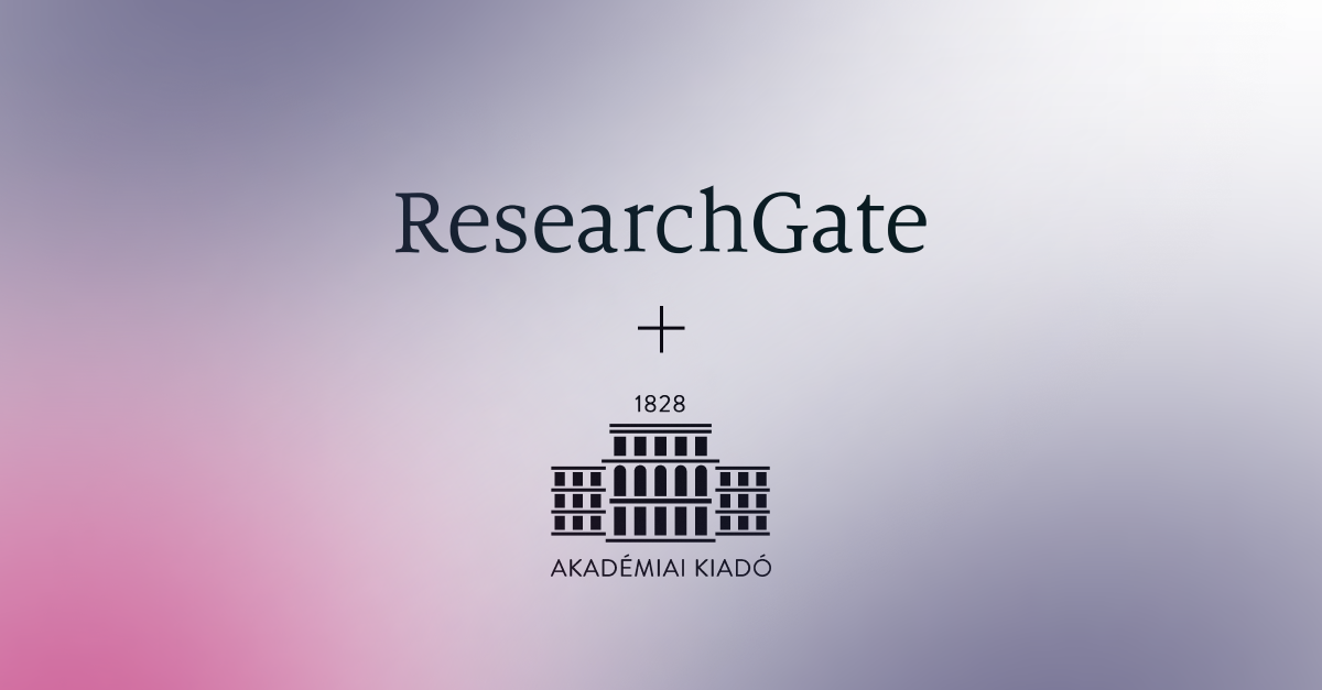 ResearchGate and Akadémiai Kiadó announce expansion of Journal Home partnership