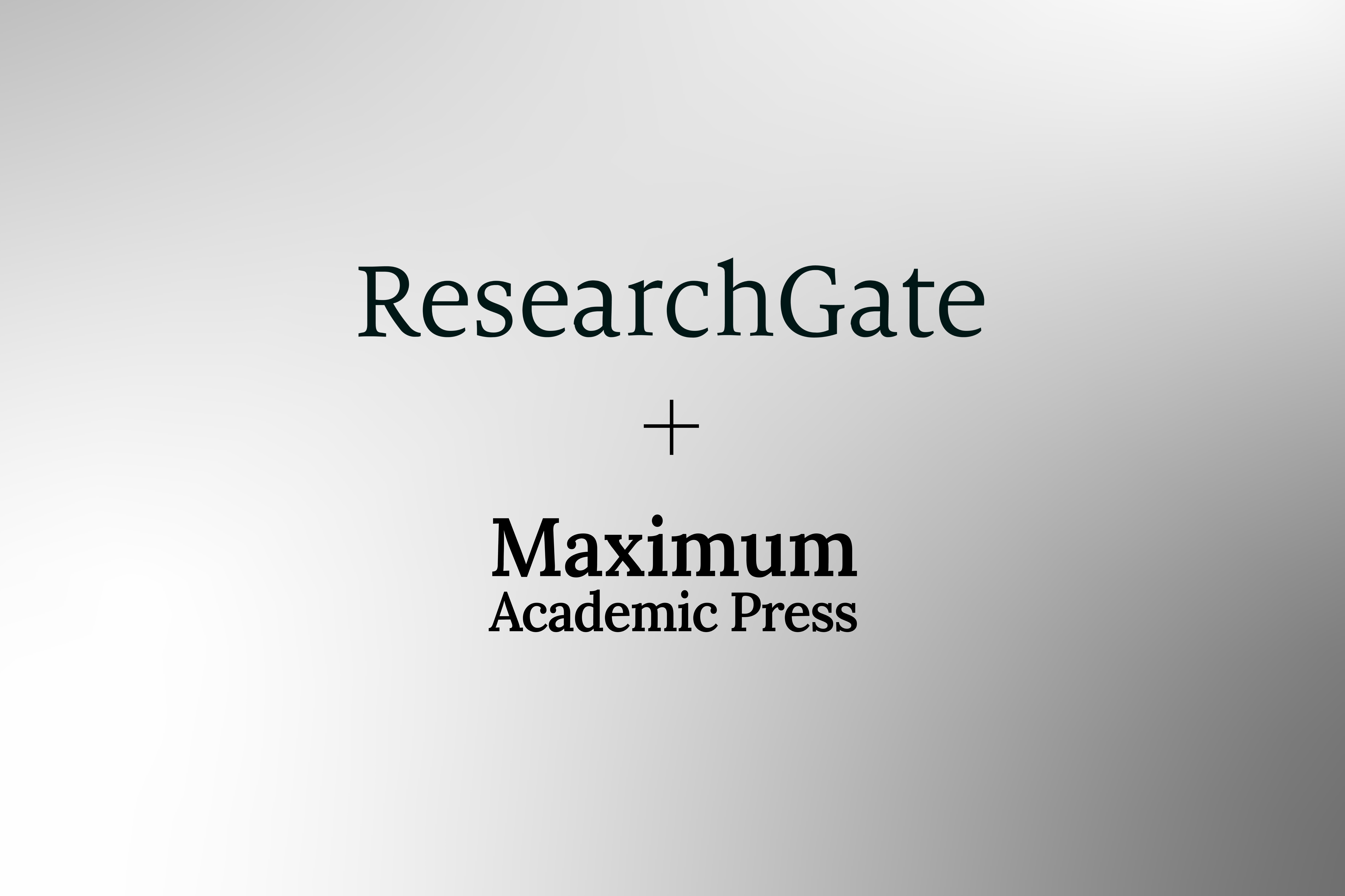 ResearchGate and Maximum Academic Press announce new Journal Home partnership