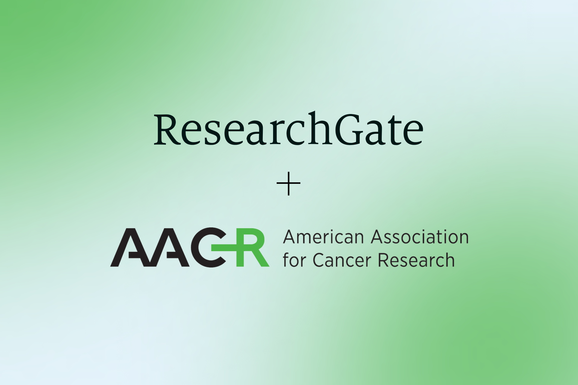 ResearchGate and the American Association for Cancer Research announce new Journal Home collaboration