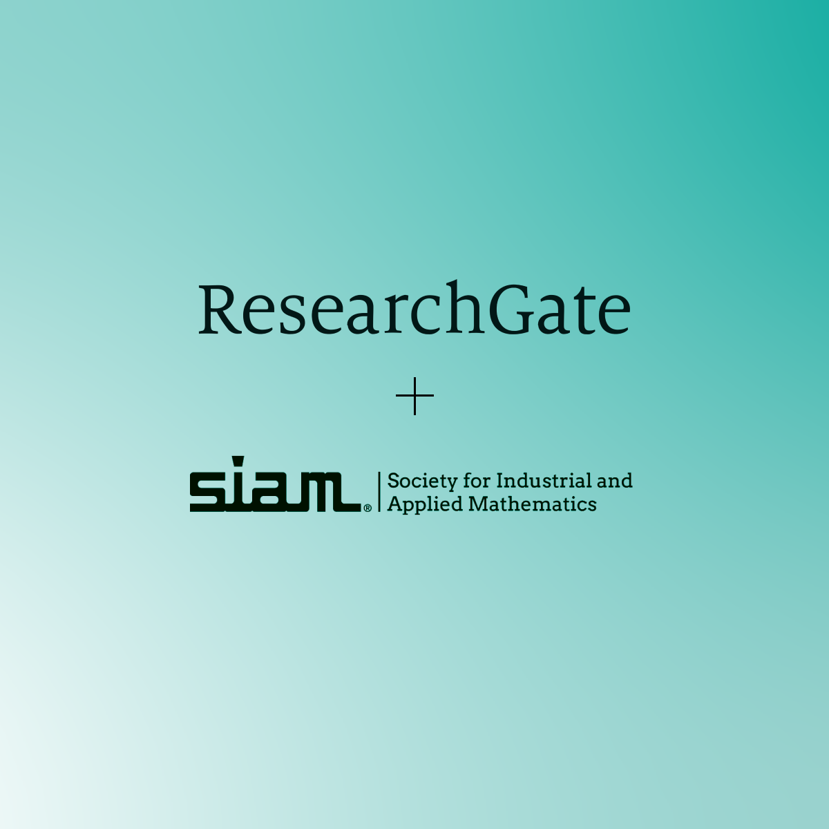 ResearchGate and Society for Industrial and Applied Mathematics (SIAM) announce new Journal Home partnership