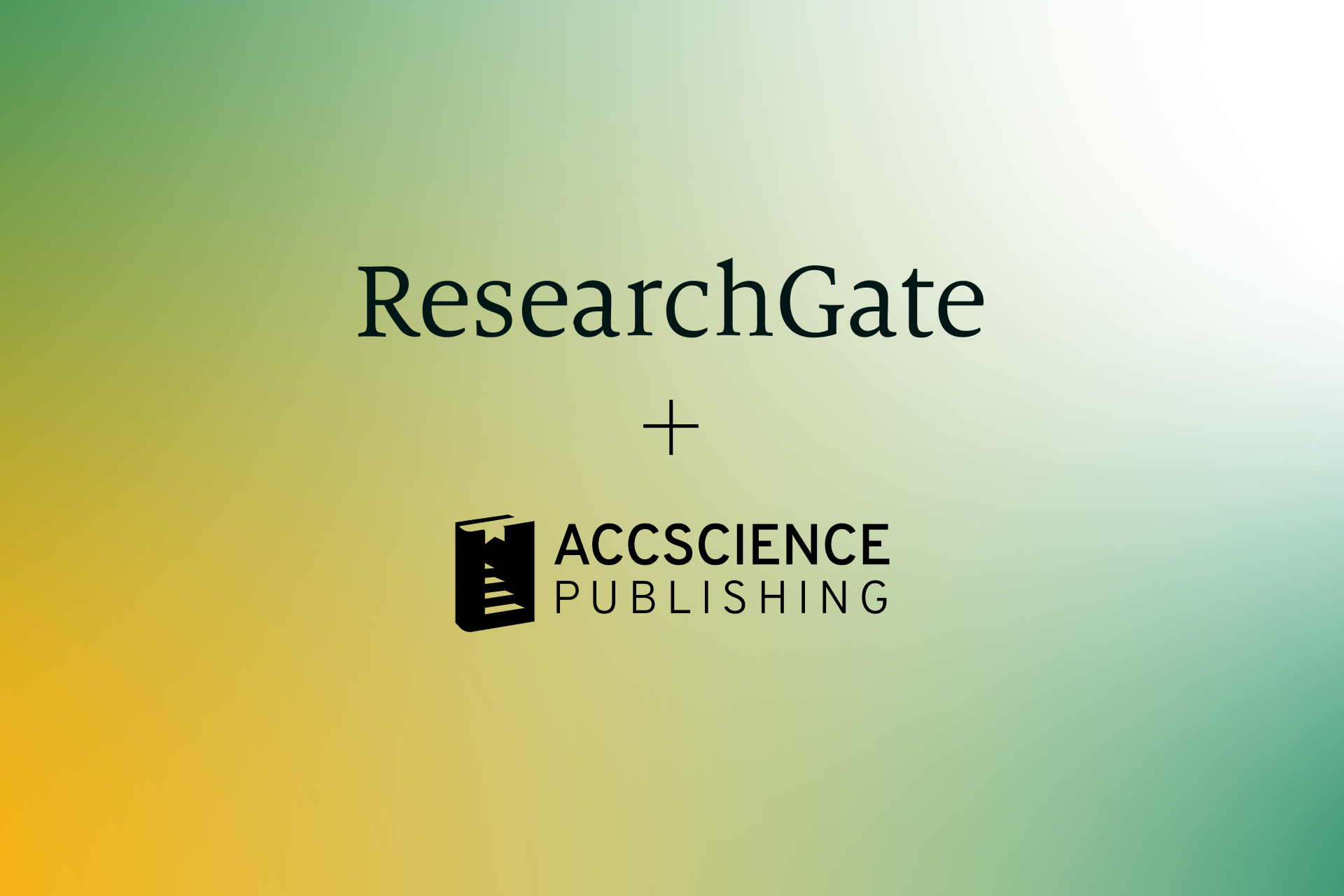 ResearchGate and AccScience Publishing announce expansion of their Journal Home partnership