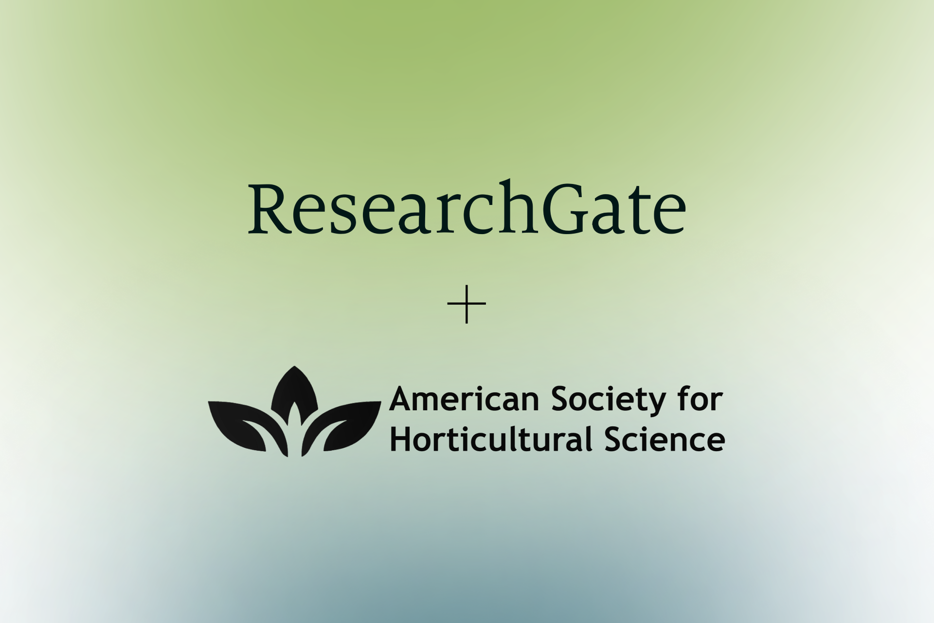 ResearchGate and the American Society for Horticultural Science announce new Journal Home partnership