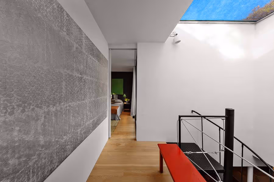 East Hampton House Upstairs Walkway and Skylight