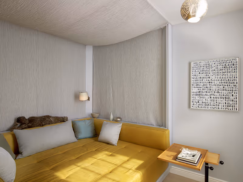 The Abingdon Yellow Seating Area