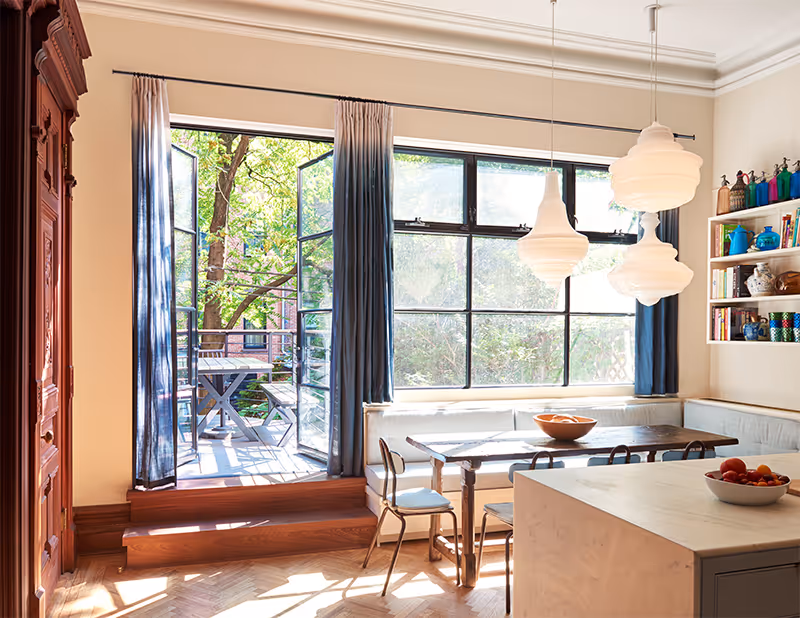 Park Slope Brownstone Dining Area