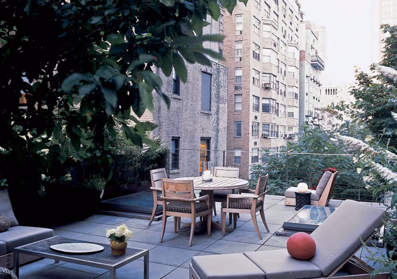 Park Avenue Penthouse Outdoor Living Space