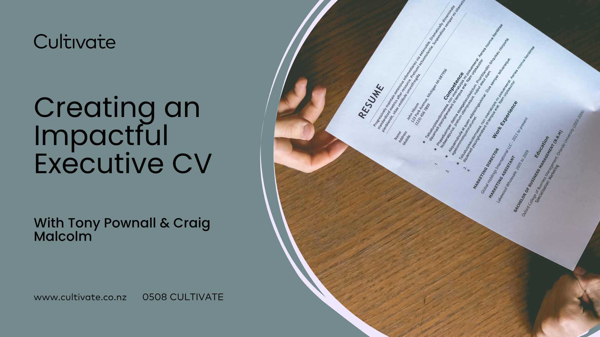Executive Job Seekers: Creating an Impactful CV 