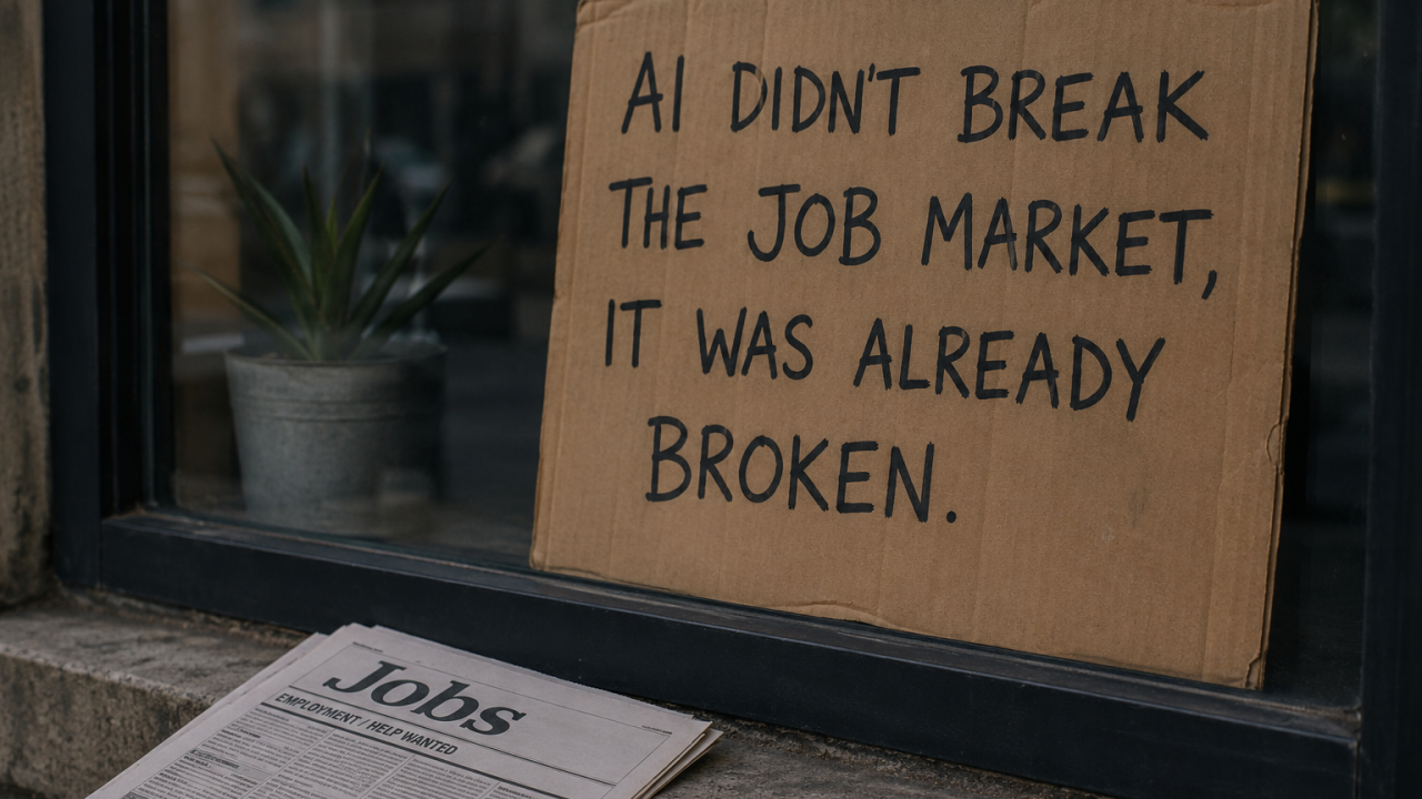 AI Didn’t Break The Job Market. It Was Already Broken.