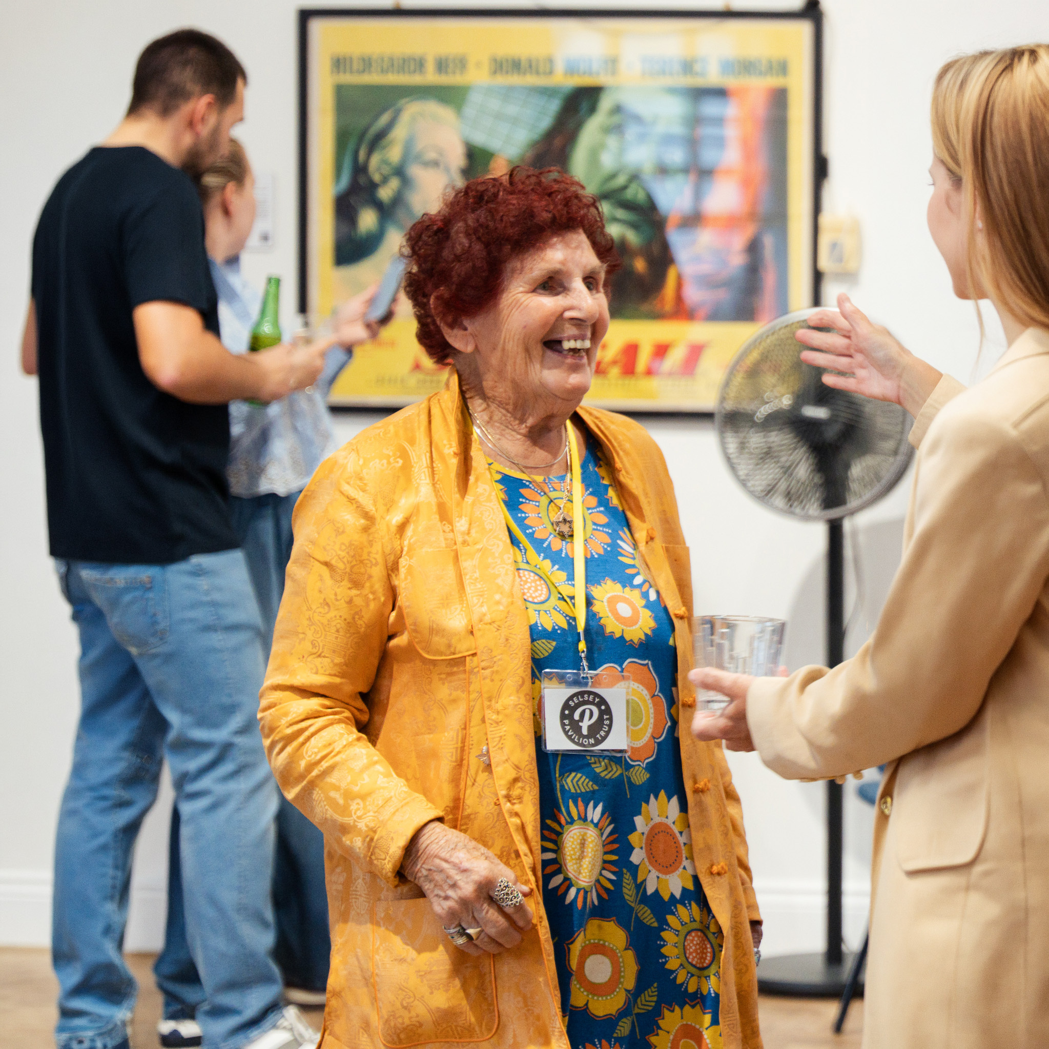 Professor Pamela Howard OBE at the opening of The Pavilion Studio in August 2026. Photo: CAH Photography.