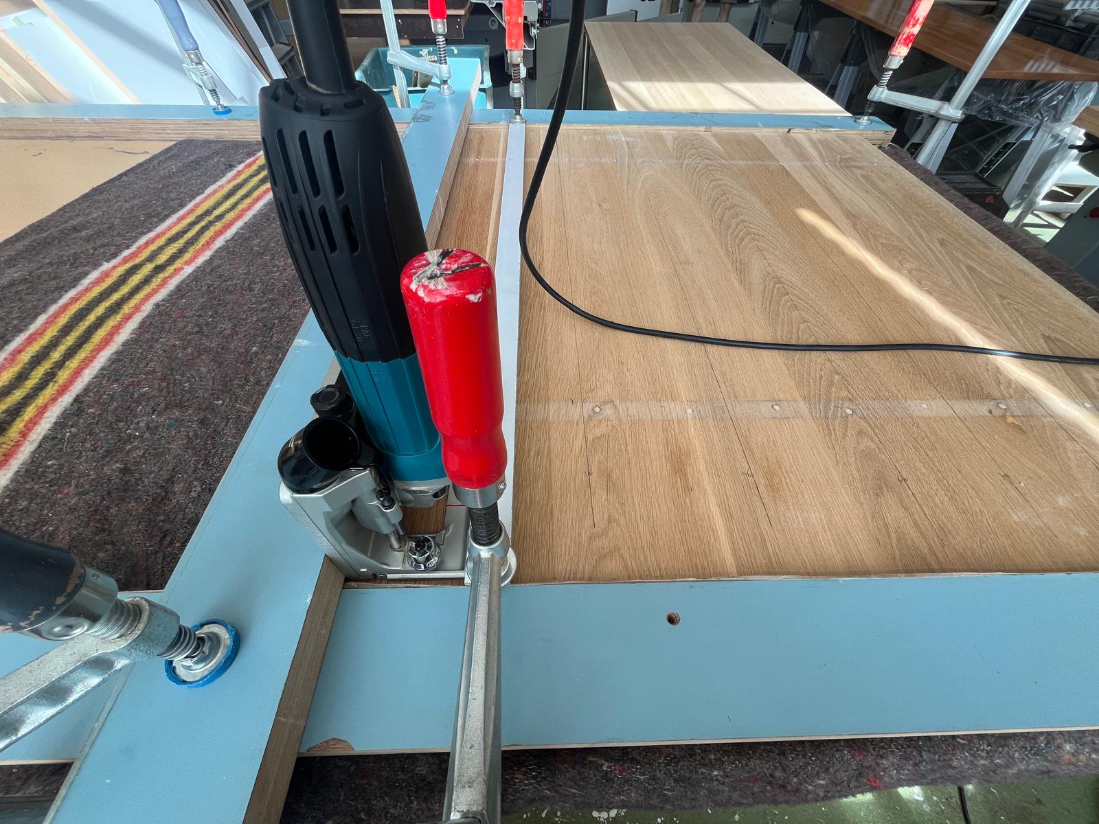 freesgeleiding voor frezen compensatie sleuven