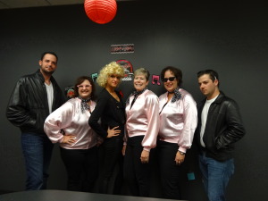 Some clever costumes from the movie "Grease"