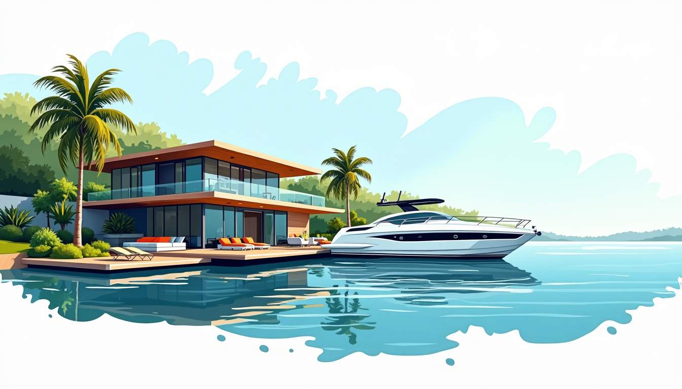 Boating Luxury Real Estate: Waterfront Homes and Yacht-Friendly Investments