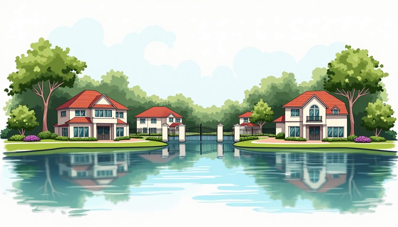 Top Gated Communities Near the Lake
