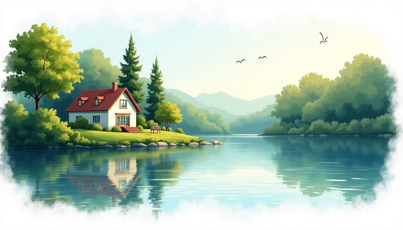 Lakeview Home for Nature Lovers: Serene Waterfront Retreat