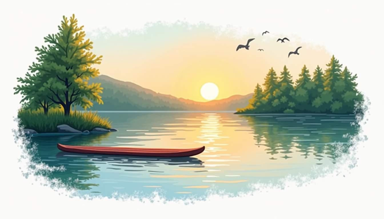 Floating into Tranquility on a Paddleboard