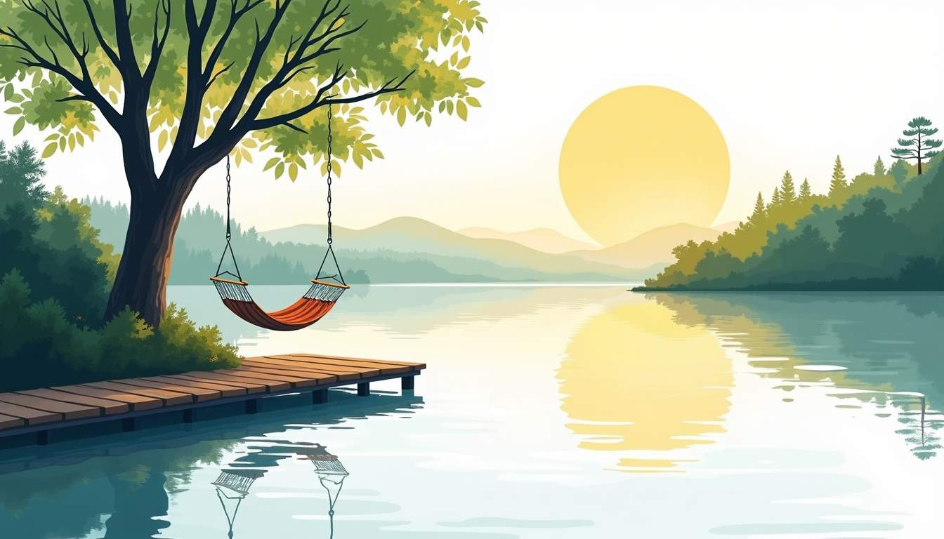 Lake Lounging for Mental Rejuvenation