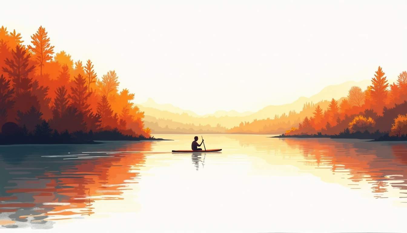 Fall Paddleboarding for Peace