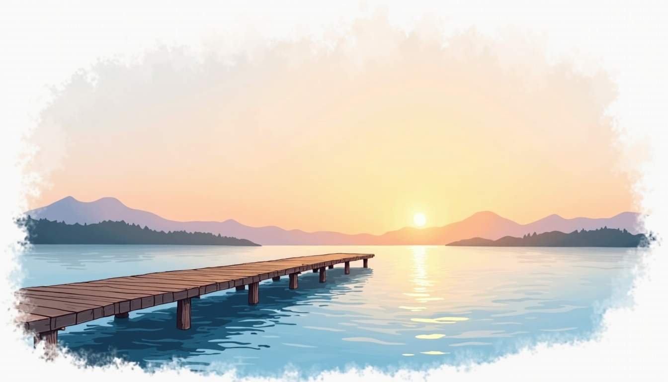 Calm at the End of the Dock