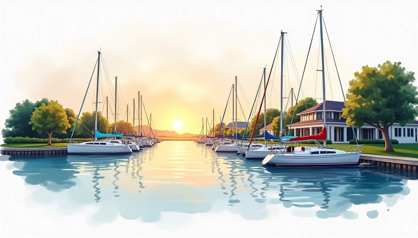 Enjoying a Peaceful Lifestyle in a Gated Marina