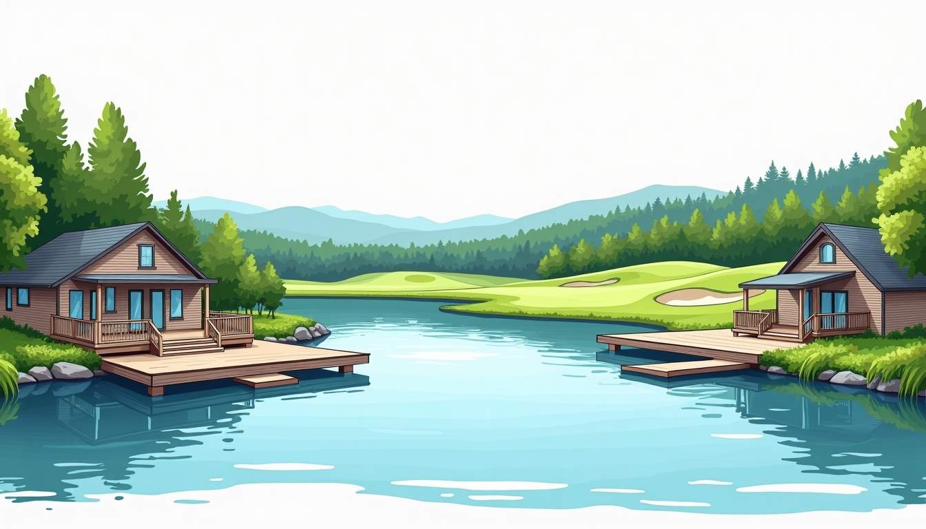Lakehouse Living Near Golf Course: Waterfront Homes and Lifestyle