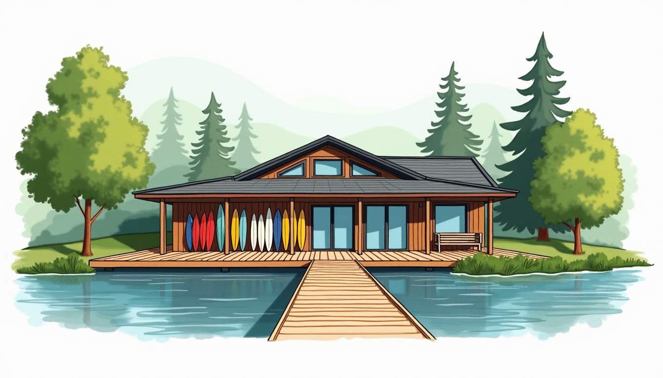 Lakeside Homes With Paddleboard Storage: Design Ideas and Tips