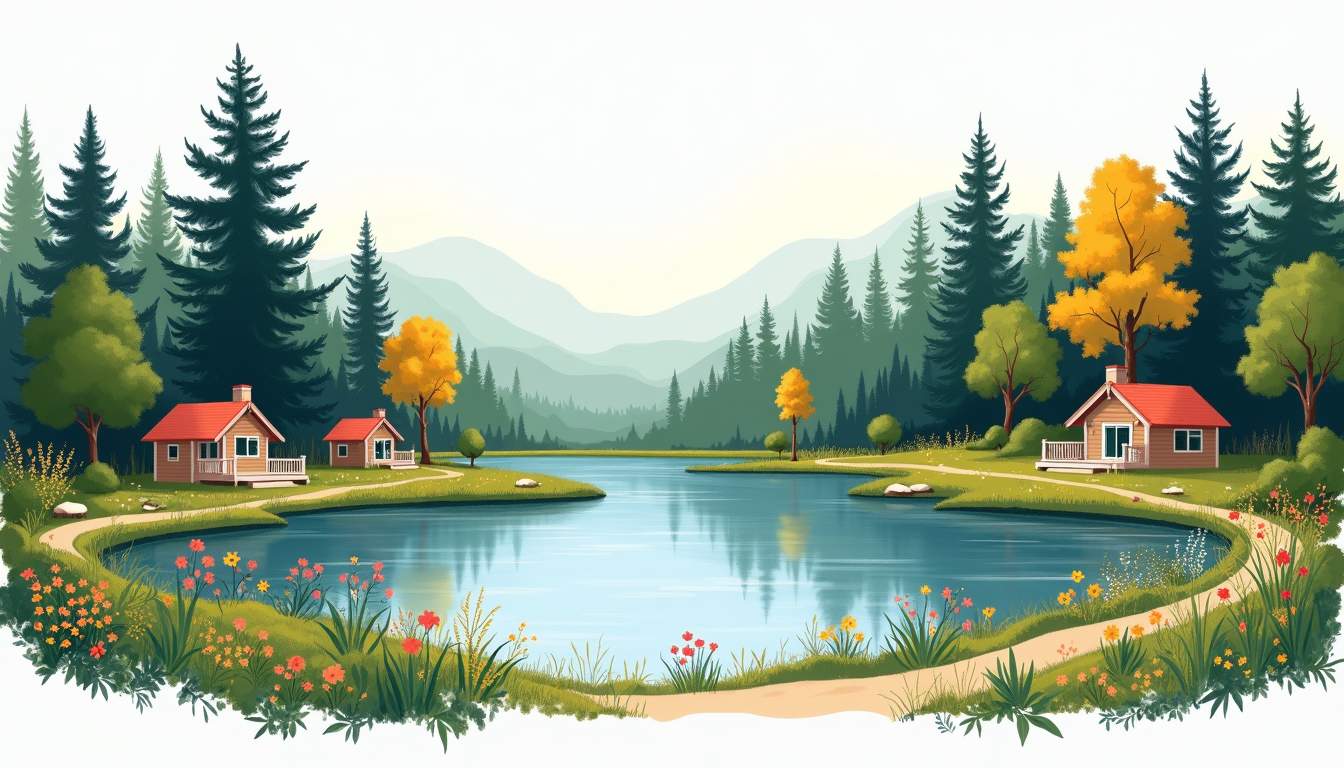 Living in a Nature-Rich Community by the Lake