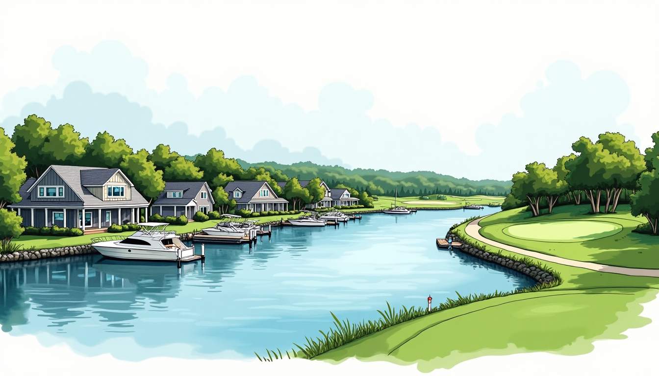 Homes With Marina and Golf Proximity: Waterfront Residences Near the Course