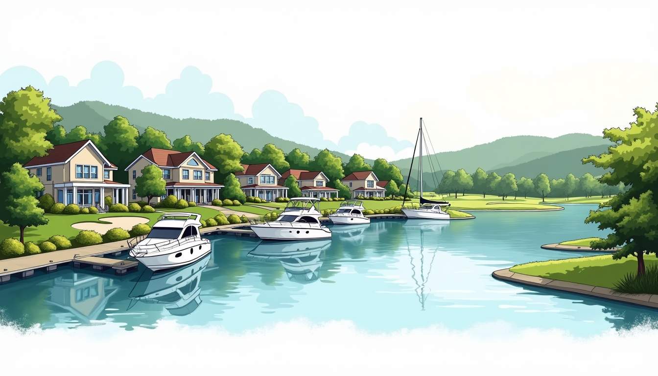 Boating Homes in a Golf Community: A Guide to Waterfront Living