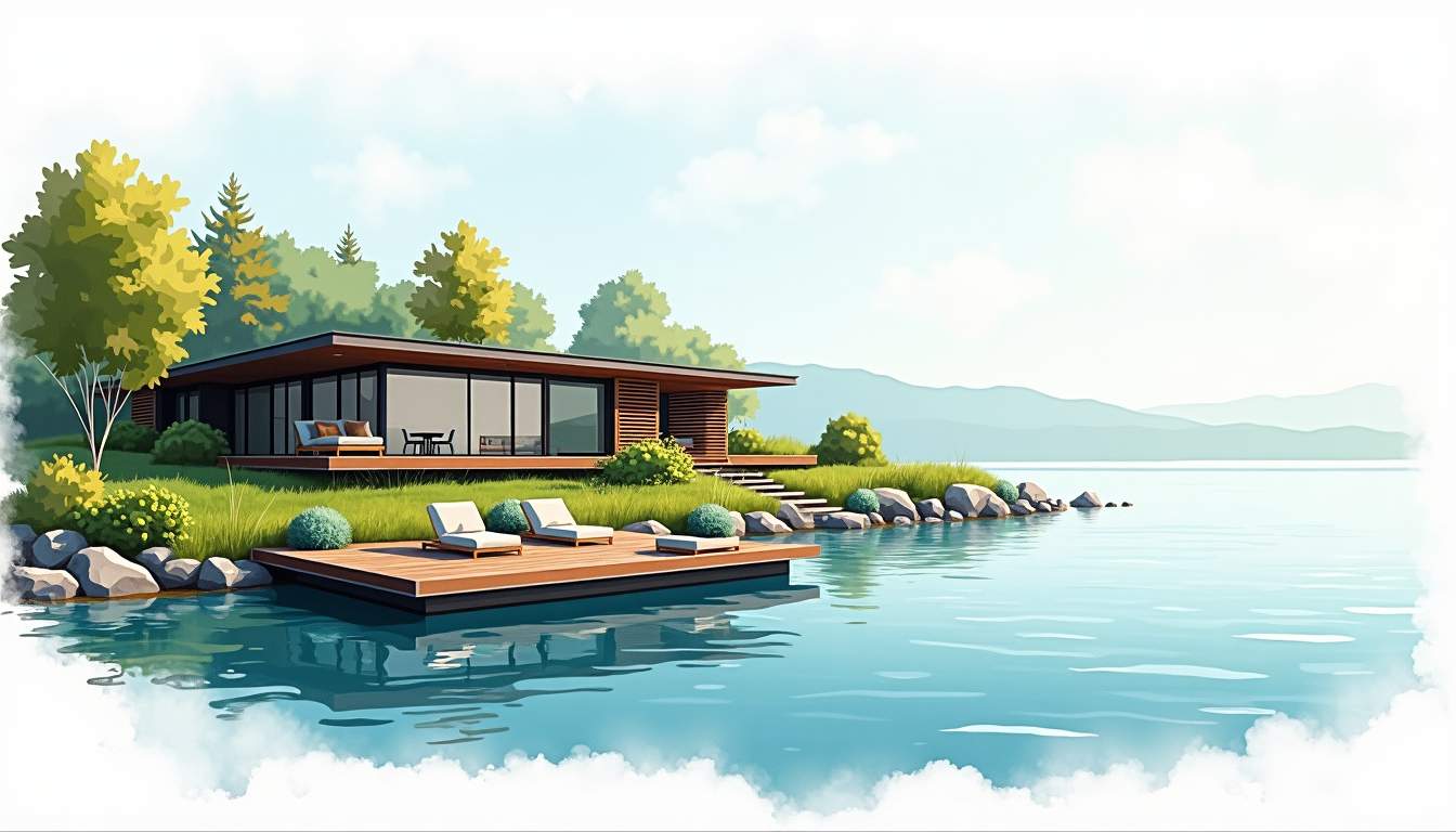 Custom Real Estate With Lake Perks: Designing Your Dream Waterfront Home