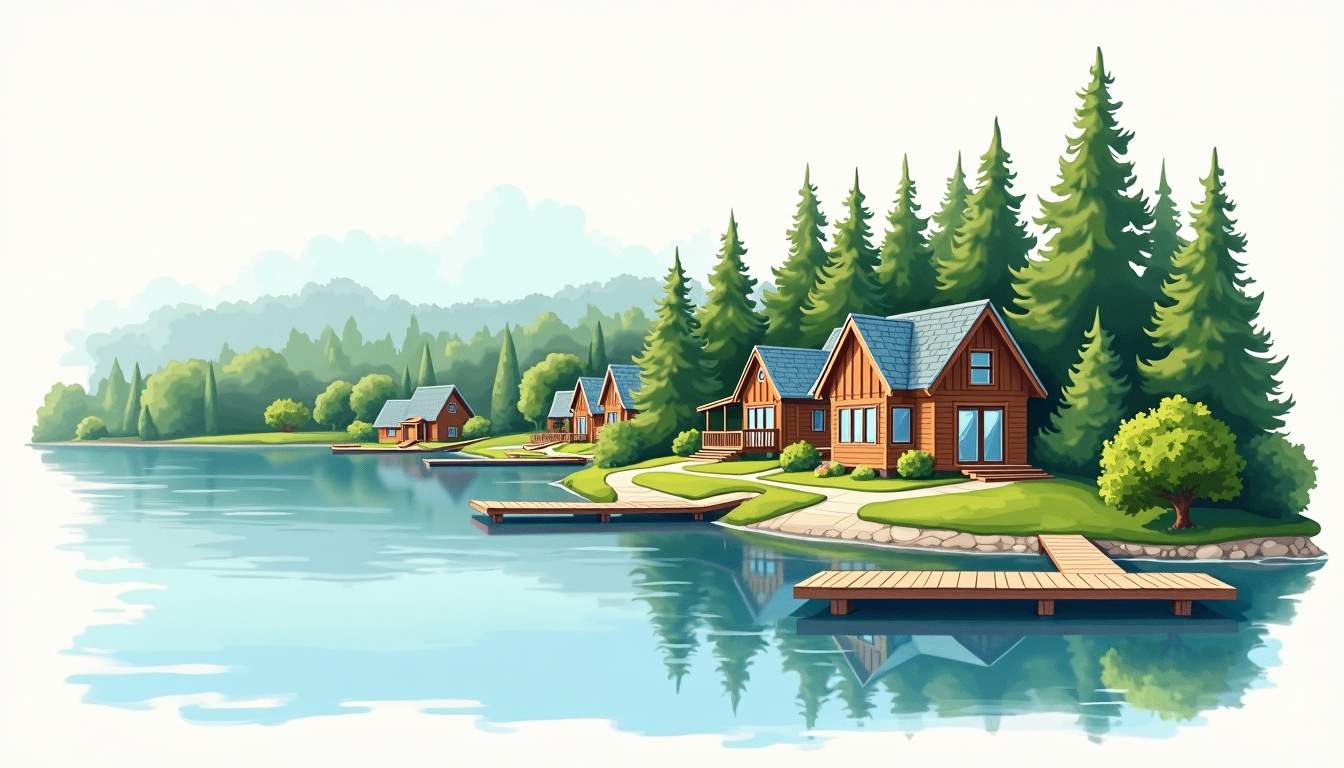 Boat-In Homes With Dock and Trail Access