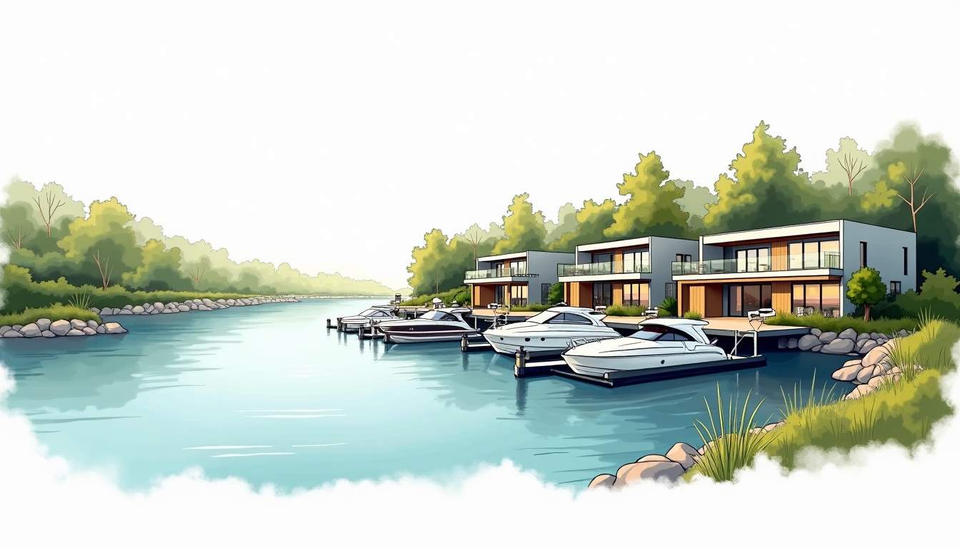 Marina View Homes With Boat Parking: Waterfront Living and Dock Access
