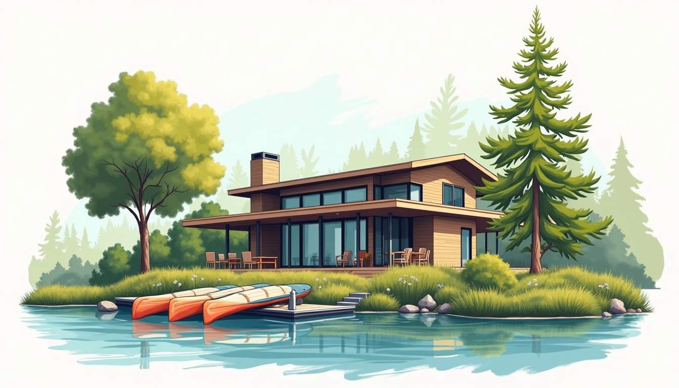 Nature-Integrated Homes With Paddleboards: Design Ideas and Inspiring Examples