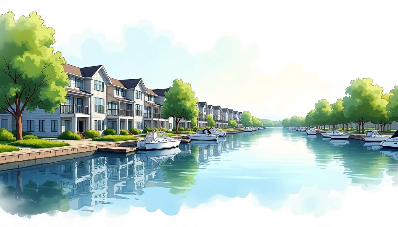 Marina Townhomes With Water Amenities: Waterfront Living Guide